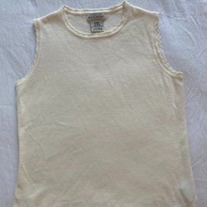 Vintage Cream Sweater Tank